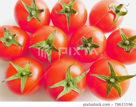 Tomato Tomato ripe tomato alignment, bird's-eye view Tomato Tomato ripe tomato alignment, bird's-eye view 78615596