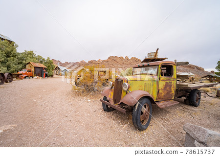 Abandoned car of the Nelson Ghost Town 78615737