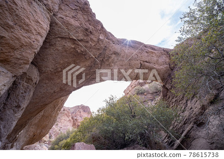 Beautiful nature arch on the El Dorado Trail 78615738