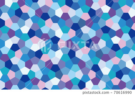 Blue pentagonal pattern 78616990