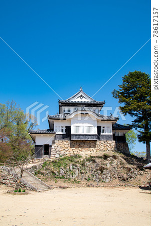 岡山縣高橋市備中松山城的天守閣 岡山縣高橋市備中松山城的天守閣 78617157