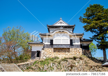 The castle tower of Bitchu Matsuyama Castle, Takahashi City, Okayama Prefecture 78617166