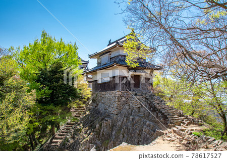 Double turret of Bitchu Matsuyama Castle, Takahashi City, Okayama Prefecture 78617527