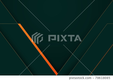 Abstract green, gold and orange minimal lines background. Minimal luxury concept. Vector illustration Abstract green, gold and orange minimal lines background. Minimal luxury concept. Vector illustration 78618085