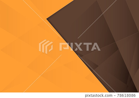 Abstract geometric repeating shape with orange and brown background. Vector illustration Abstract geometric repeating shape with orange and brown background. Vector illustration 78618086