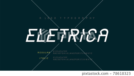 Creative modern urban alphabet fonts. Typography sport, game, technology, fashion, digital, future abstract logo ragular and italic font. vector illustration Creative modern urban alphabet fonts. Typography sport, game, technology, fashion, digital, future abstract logo ragular and italic font. vector illustration 78618323
