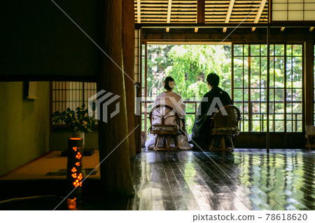 Atmospheric old Japanese house landscape material Atmospheric old Japanese house landscape material 78618620