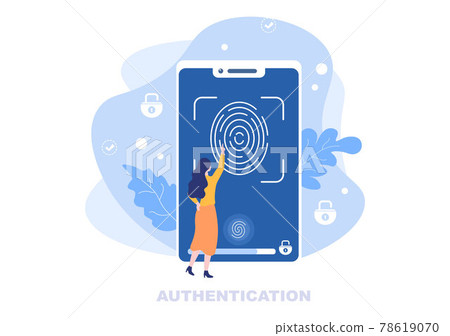 Authentication Security Vector Illustration Via Phone Or Computer For Code Message Shield And Password Secure Notice Login Authentication Security Vector Illustration Via Phone Or Computer For Code Message Shield And Password Secure Notice Login 78619070