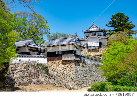 View of the main enclosure from the Ninomaru of Bitchu Matsuyama Castle Takahashi City, Okayama Prefecture View of the main enclosure from the Ninomaru of Bitchu Matsuyama Castle Takahashi City, Okayama Prefecture 78619097