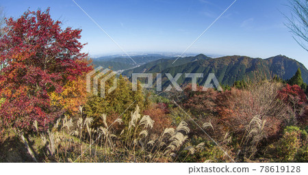 View from "Mitakedaira" on the hillside of Mt. Mitake [Ome City, Tokyo] 78619128