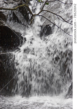 a river at hong kong , Little Hawaii Falls 78620842