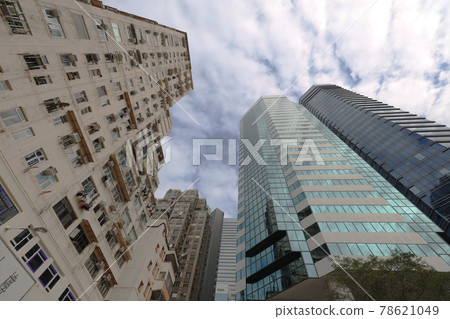 the old residential district of Quarry Bay, Hong Kong. 18 Dec 2020 78621049