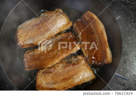 烤厚片培根 78621924