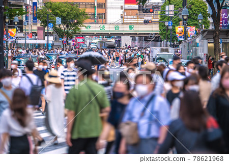 日本東京城市景觀 6 月·澀谷十字路口等的威脅人 = 6 月 12 日 日本東京城市景觀 6 月·澀谷十字路口等的威脅人 = 6 月 12 日 78621968
