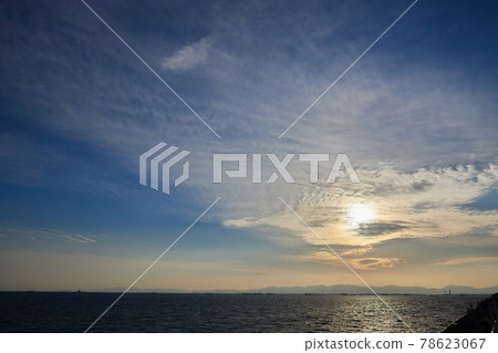 伊勢灣美麗的夜景 78623067