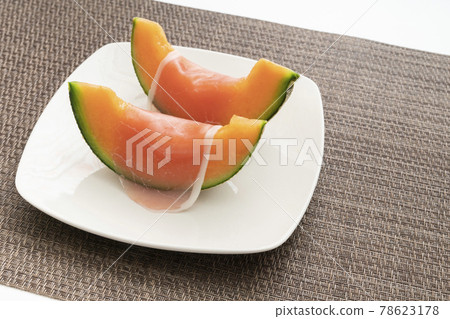 Raw ham melon Raw ham melon 78623178