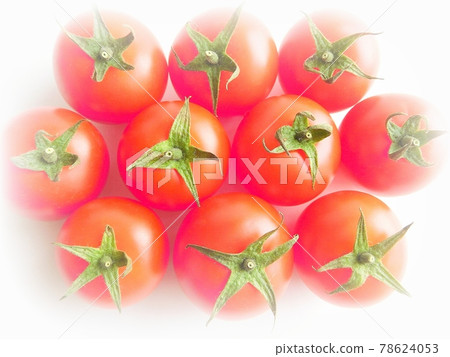 Tomato Tomato ripe tomato alignment, bird's-eye view Tomato Tomato ripe tomato alignment, bird's-eye view 78624053