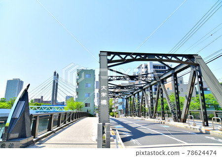 View toward Daiei Bridge / Oyoko River Kiba Park (Koto-ku, Tokyo) [2021.4] 78624474