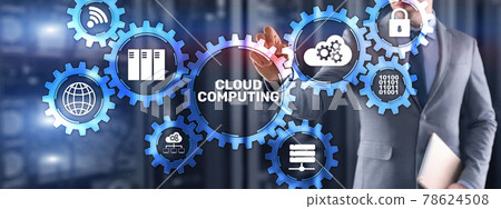 Cloud computing data storage software infrastructure. Mixed media Cloud computing data storage software infrastructure. Mixed media 78624508