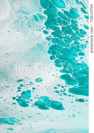 Acrylic Fluid Art. Mint bubbles and turquoise spots on watercolor background. Abstract marble background or texture Acrylic Fluid Art. Mint bubbles and turquoise spots on watercolor background. Abstract marble background or texture 78624769