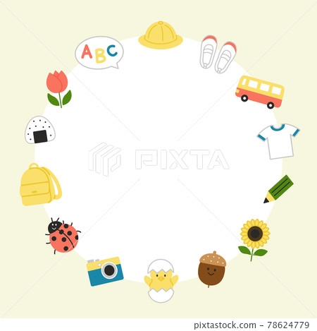 A frame inspired by a kindergarten 78624779