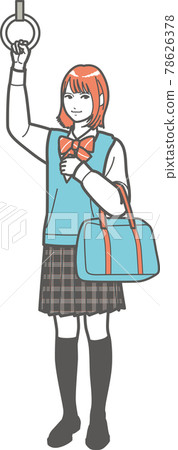 抓著吊帶的女高中生③ 抓著吊帶的女高中生③ 78626378