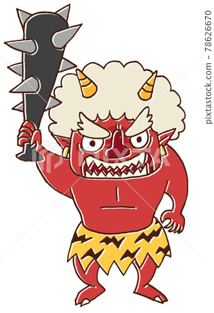 似乎出現在舊故事2中的紅色惡魔的全身插圖 似乎出現在舊故事2中的紅色惡魔的全身插圖 78626670