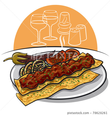 traditional turkish adana kebab traditional turkish adana kebab 78628261