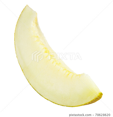 Close up view of fresh melon isolated on white background. Close up view of fresh melon isolated on white background. 78628620