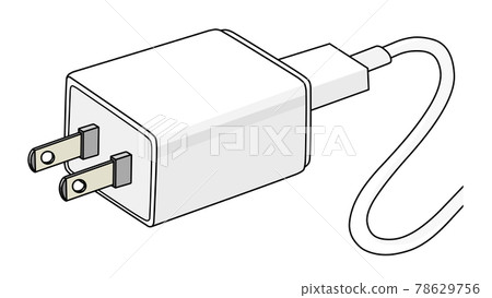 White AC-DC adapter (charger for smartphones) White AC-DC adapter (charger for smartphones) 78629756