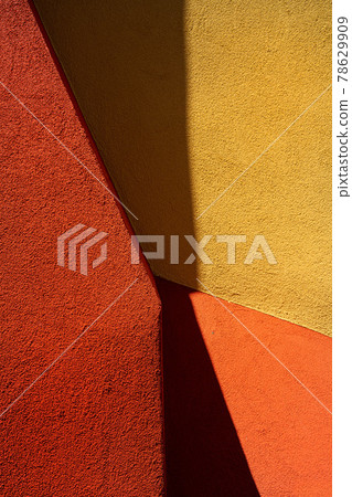 Edges of a colorful wall 78629909
