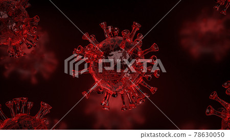 The red corona virus for medical concept 3d rendering The red corona virus for medical concept 3d rendering 78630050