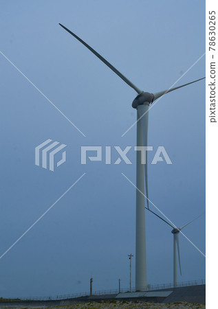 沙灘 風力發電 可再生能源 沙灘 風力發電 可再生能源 78630265