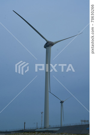 沙灘 風力發電 可再生能源 沙灘 風力發電 可再生能源 78630266