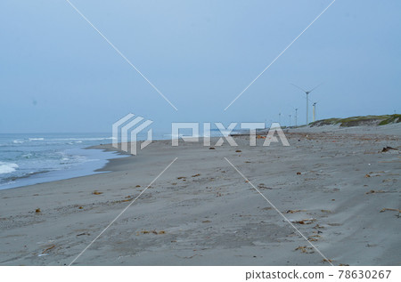 沙灘 風力發電 可再生能源 沙灘 風力發電 可再生能源 78630267