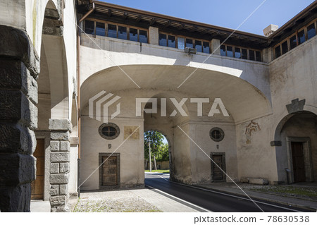Aquileia ancient city gate in Palmnanova 78630538