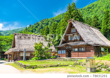 《Toyama Prefecture》 Suganuma Gassho-zukuri Village ・ Early summer rice planting season 《Toyama Prefecture》 Suganuma Gassho-zukuri Village ・ Early summer rice planting season 78631201