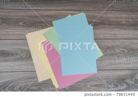 sheets of colored paper sheets of colored paper 78631449