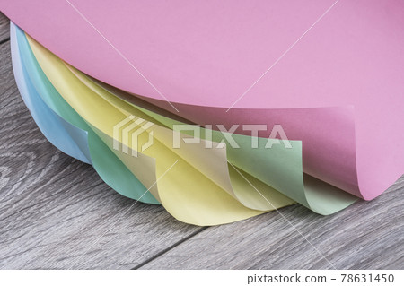 sheets of colored paper sheets of colored paper 78631450