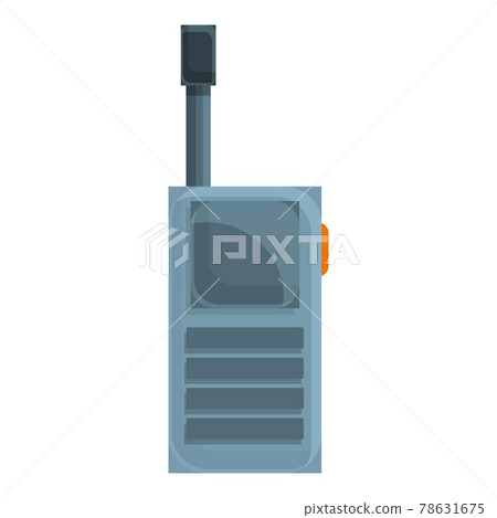 Camping walkie talkie icon, cartoon style Camping walkie talkie icon, cartoon style 78631675
