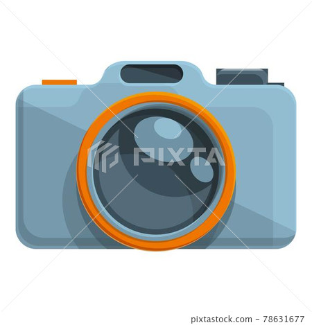 Camping camera icon, cartoon style Camping camera icon, cartoon style 78631677