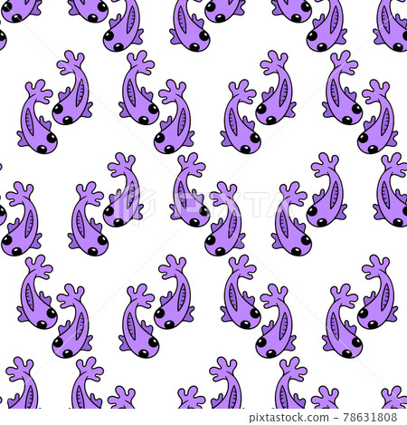 puple fish seamless repeat pattern. background illustration puple fish seamless repeat pattern. background illustration 78631808