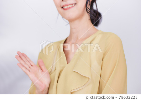 美容中間女人植物 美容中間女人植物 78632223
