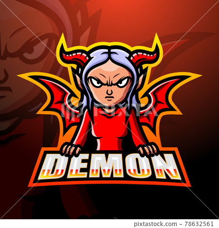 Demon mascot esport logo design Demon mascot esport logo design 78632561
