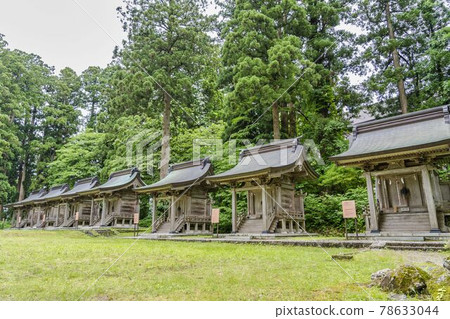 Early summer Dewa Miyama Shrine, Tsuruoka City, Yamagata Prefecture Early summer Dewa Miyama Shrine, Tsuruoka City, Yamagata Prefecture 78633044