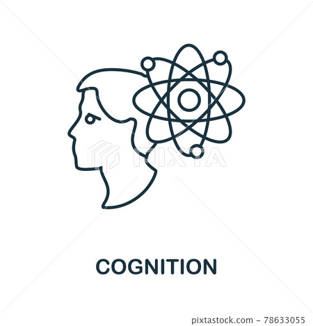 Cognition line icon. Creative outline design... - Stock Illustration ...
