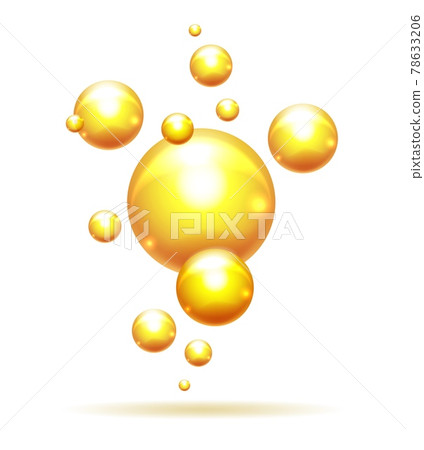 Argan oil bubbles Argan oil bubbles 78633206