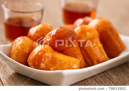 Neapolitan Baba Au Rum. High quality photo Neapolitan Baba Au Rum. High quality photo 78633902