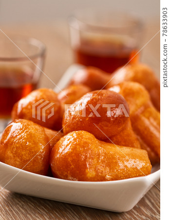 Neapolitan Baba Au Rum. High quality photo 78633903