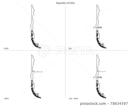Blank Map-Americas-Republic of Chile Blank Map-Americas-Republic of Chile 78634397